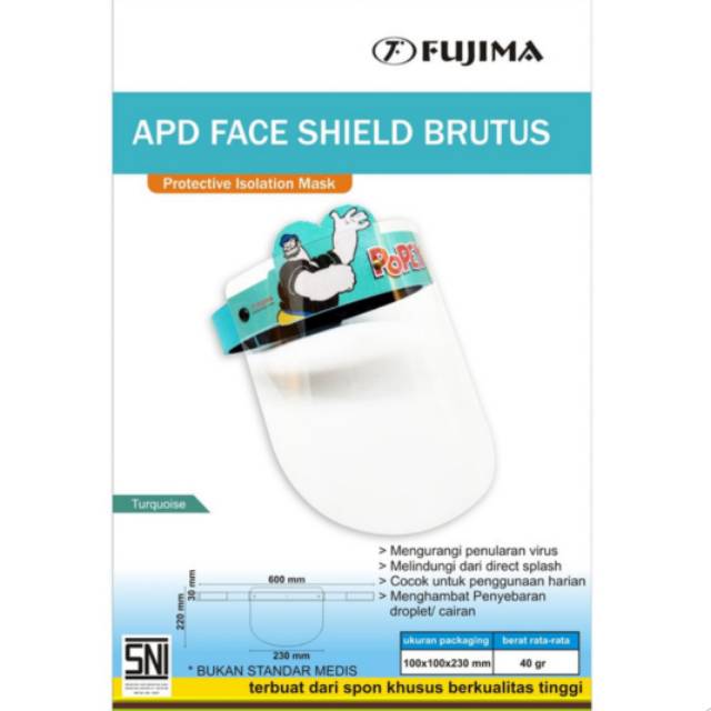 GROSIR MURAH cuman Rp6.000 |APD faceshiled kid | masker mika pelindung wajah / muka anak