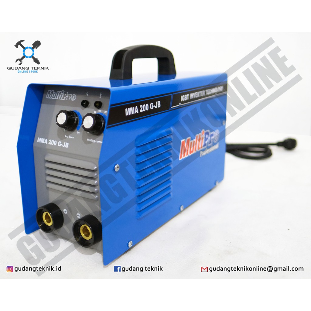 MESIN LAS INVERTER TIPE : MULTIPRO MMA 200 G-JB