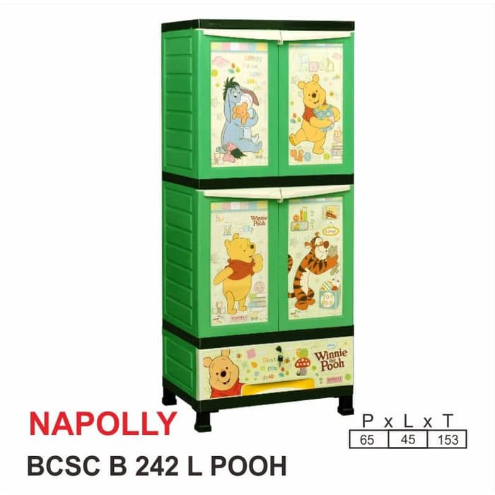 Napolly Lemari Plastik  BCBC B-242.L POOH