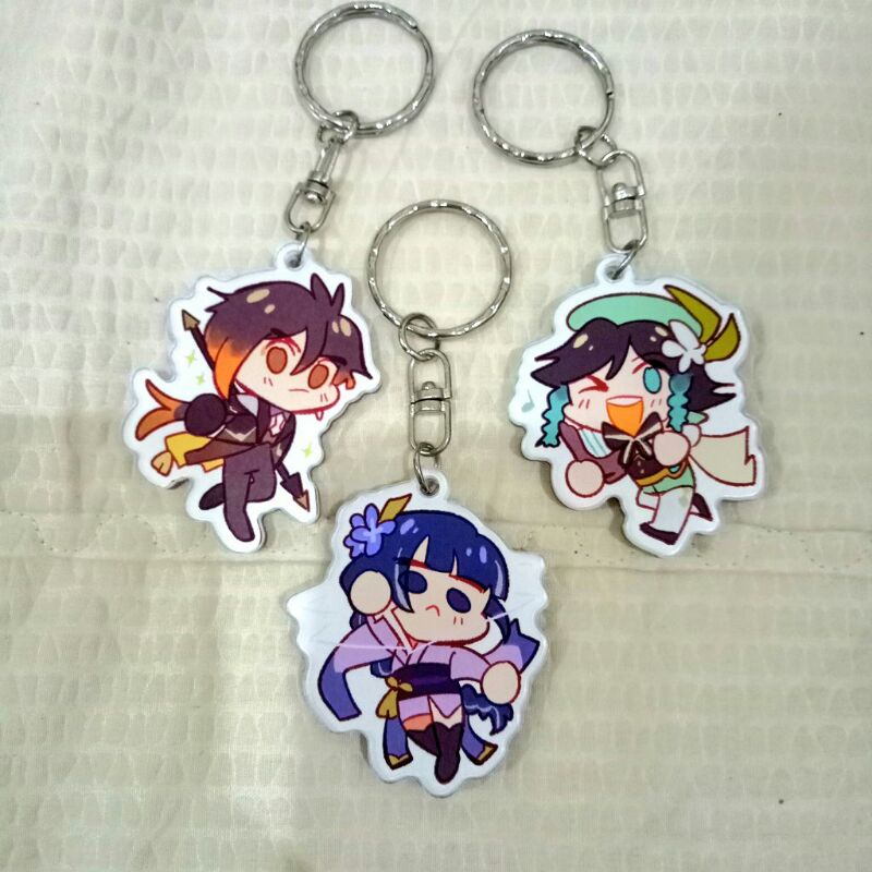 Jual Trio Archon Genshin Impact Keychain Chibi Lucu Original Limited Stock Shopee Indonesia