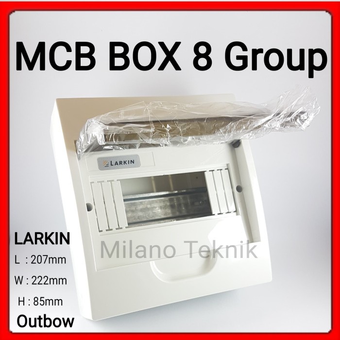 Mcb Box 8 Group Outbow Box Mcb Ob Kotak Mcb