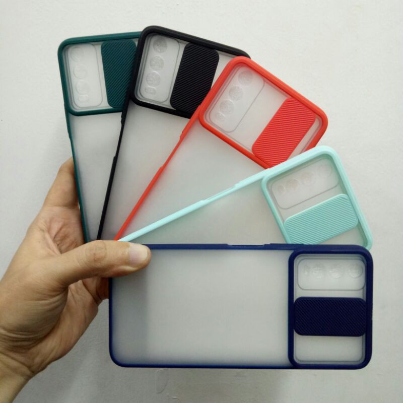 Vivo Y20 Y20i Y20s Y12s Softcase Case CAMERA SLIDE PROTECTOR Hardcase Casing Vivo Y20 Y12s Y20i Y20s