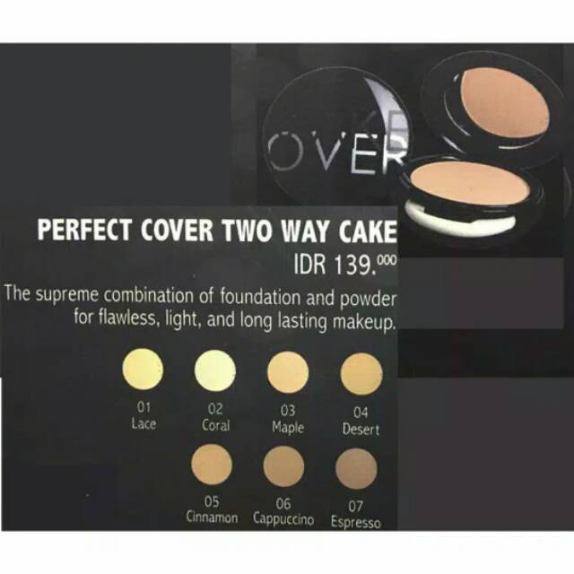 ☃️Cutezz_Ching1☃️Make Over Perfect Cover Two Way Cake Refill 12g