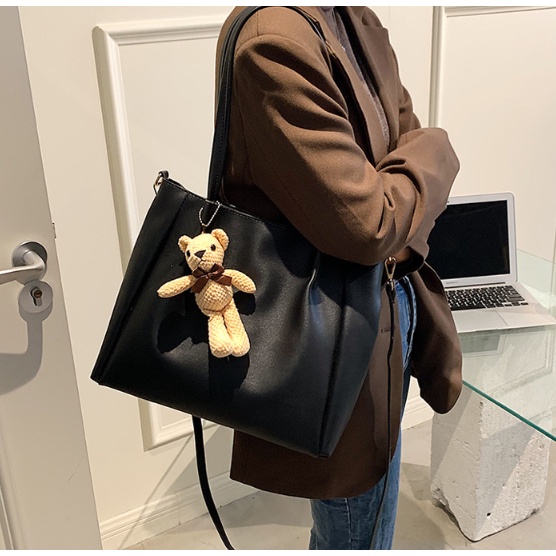 TAS SELEMPANG WANITA OIKO TEDDY TOTE BAG