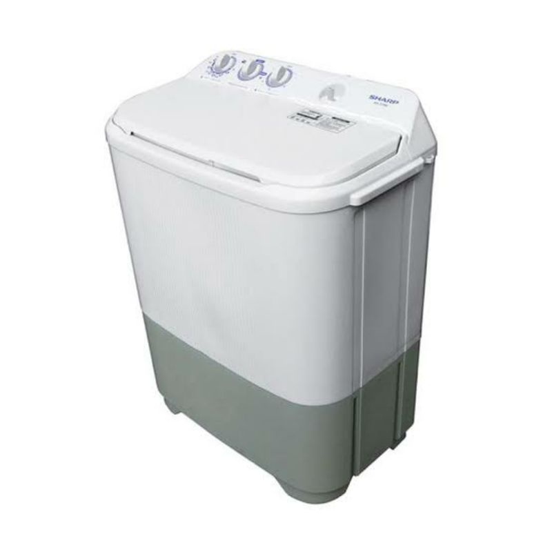 Mesin Cuci Sharp 2 Tabung Twin Tub 6.5 KG - ES-T65MW Puremagic