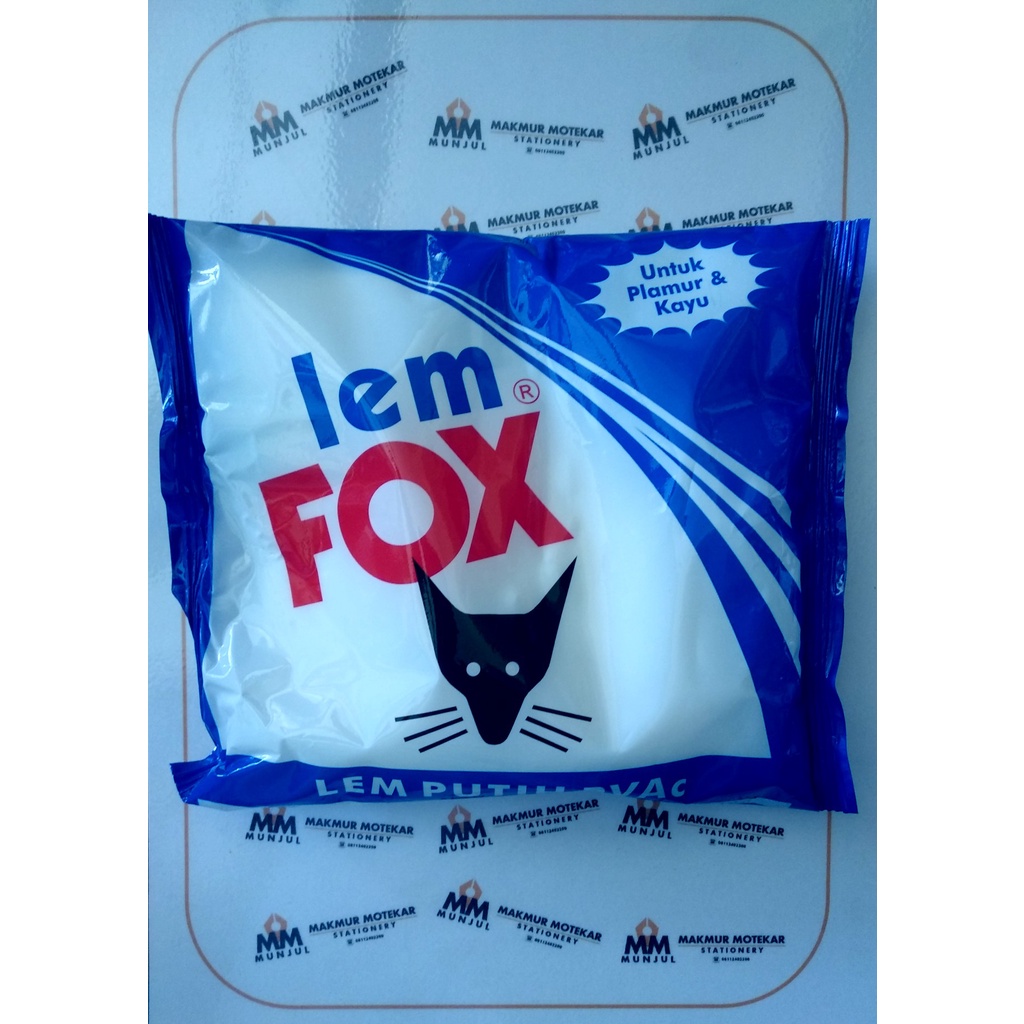 

LEM FOX PUTIH 350 GR GROSIR ATK MURAH STATIONARY BANDUNG