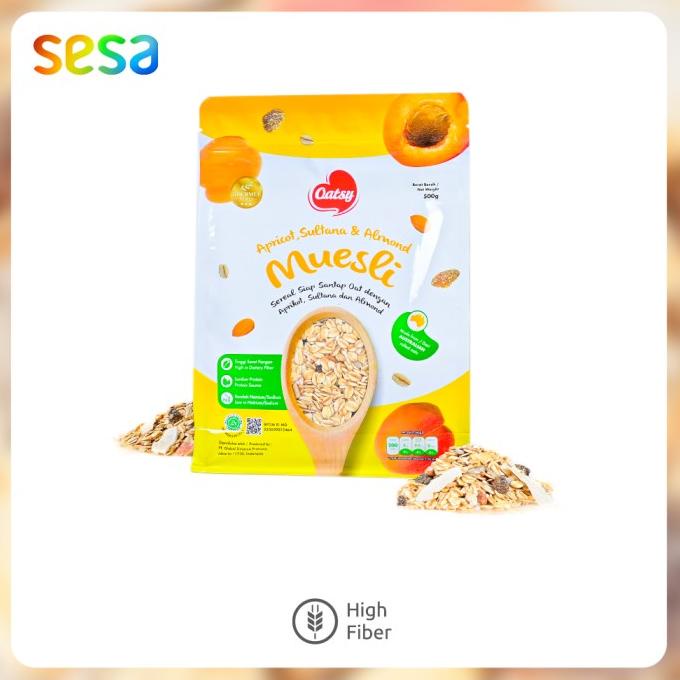 

Diskon Oatsy Muesli Apricot Sultana & Almond 500 G Diskon