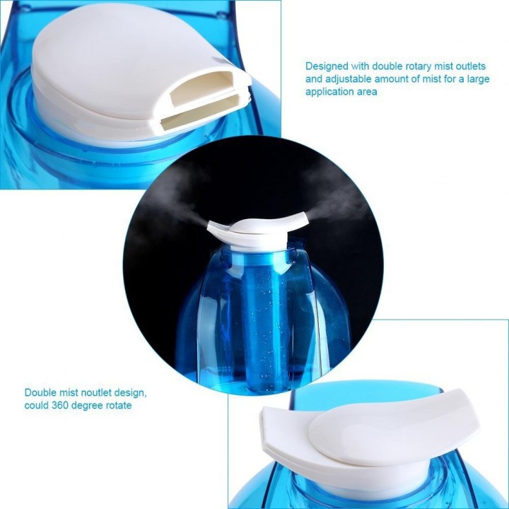 X03 - Dual Mist Noozle Humidifier Air Purifier 360 Degree Mist 3L