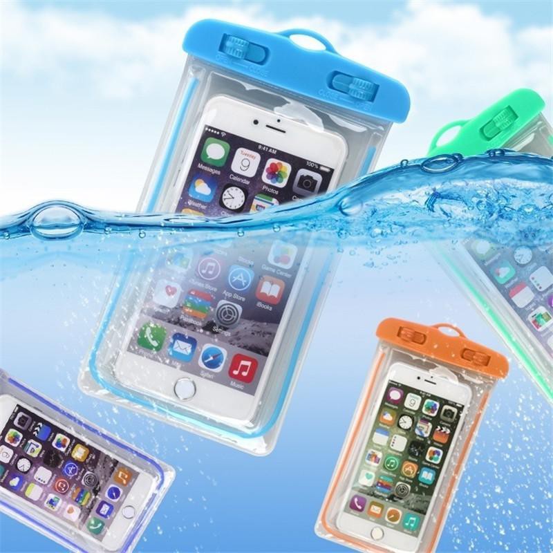 BISA COD WATERPROOF GLOW IN THE DARK - SARUNG HANDPHONE ANTI AIR - kantong hp