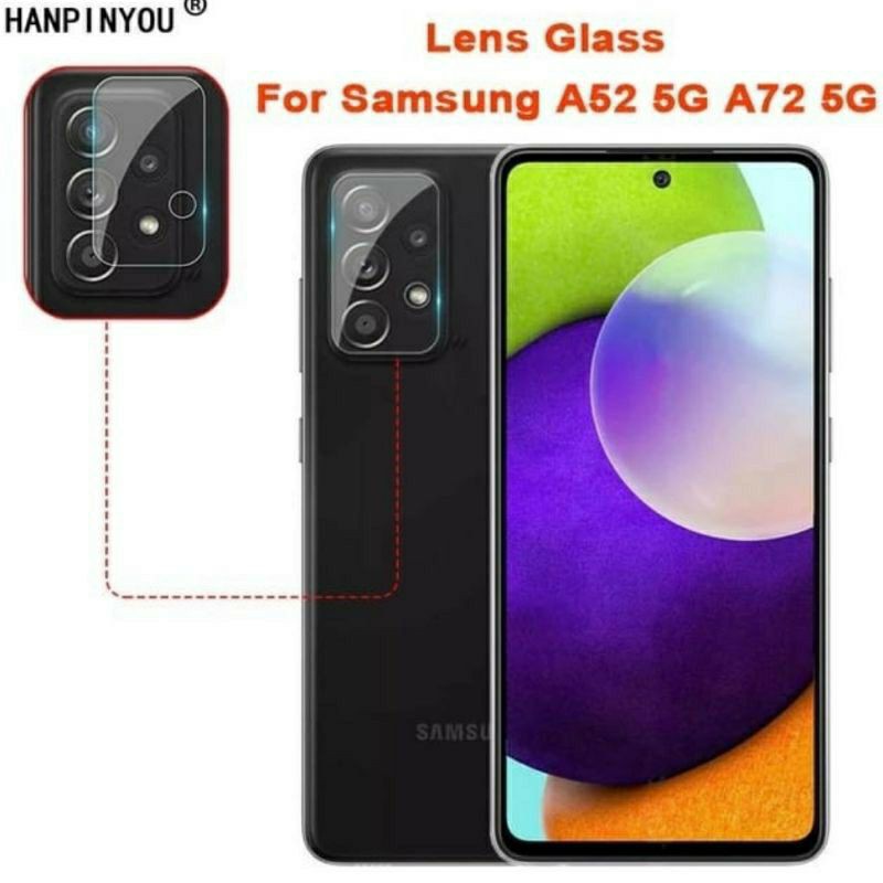 Samsung A32 4G / A52 / A72 Anti Gores Kamera Belakang Screen Guard Camera Clear / Full Frame Black