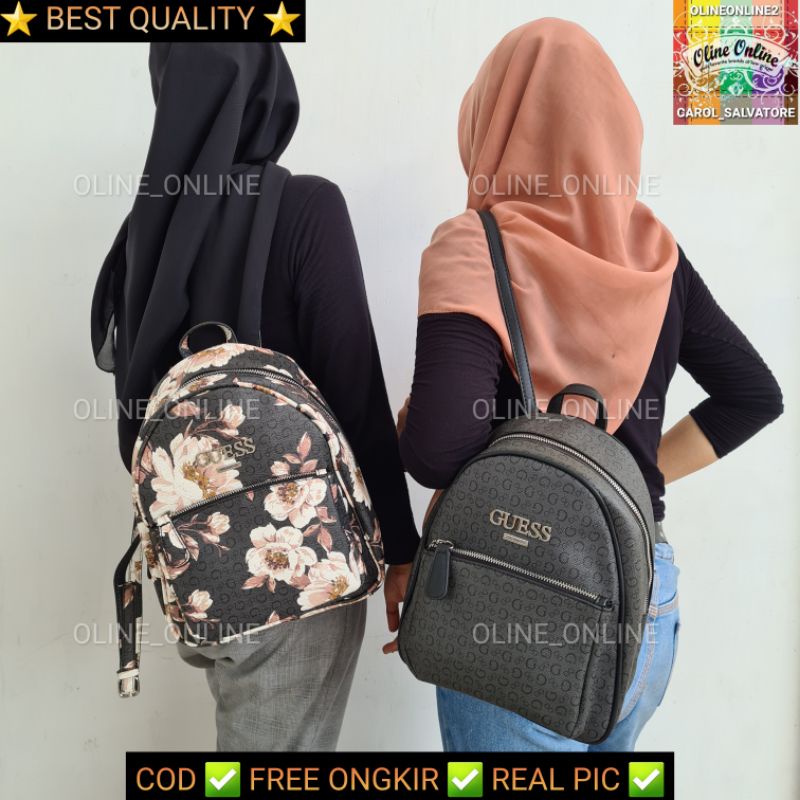 (WODB) Tas BP CONLEY backpack floral ransel logo 4g tas punggung gb kuliah healing jalan jalan mommy bag diaper bag