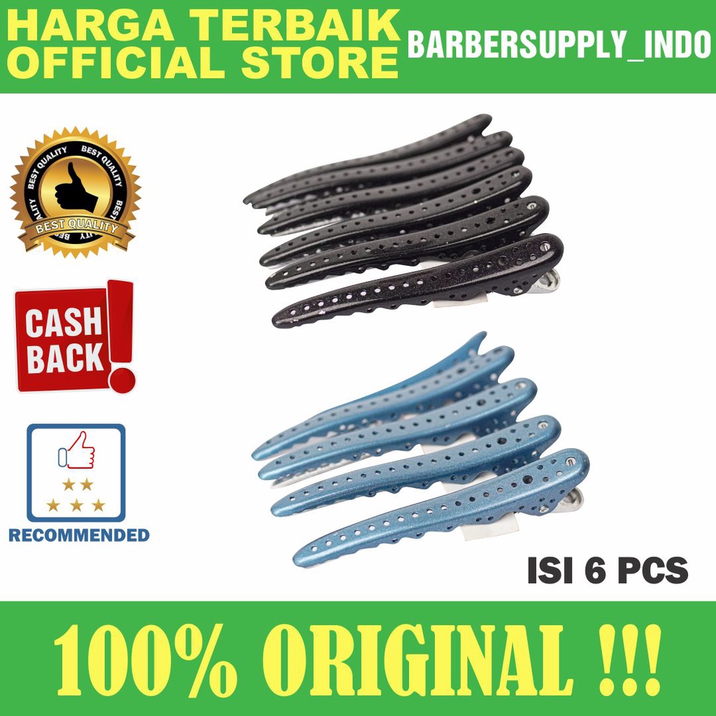 Jepit Rambut Motif Ys Park / Shark Clip Stainless Premium