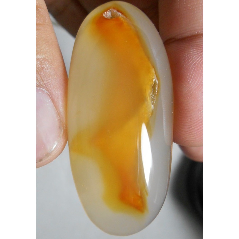 Akik Siwalan Susup Dalam Ber Combong Bentuk Gambar Pisau Kukuri