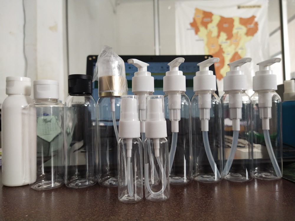 Botol Fliptop 100 Ml / Botol Pet 100 Ml Putih Tutup Fliptop Putih