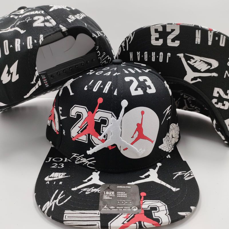 Topi Snapback Jordan X Nike Air Collabs Full Print Premium Quality