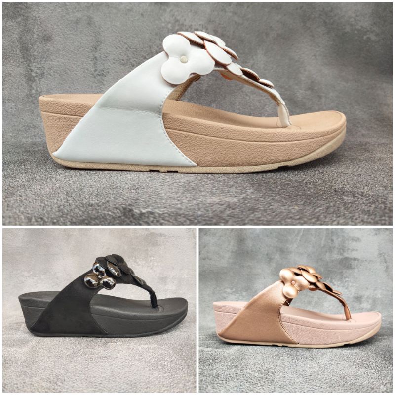 Sandal FitFlop Wanita Fleur / FitFlop Fleur / Sandal Wanita / Sandal Jepit Fitflop