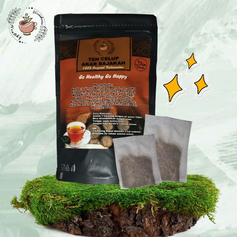

PROMO!! Teh Celup AKAR BAJAKAH 100% ASLI KALIMANTAN 10 / 20 / 40 Kantong