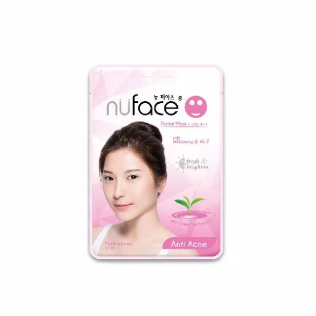 Masker Wajah Nuface Facial Mask Sheet Mask Anti Acne 23ml