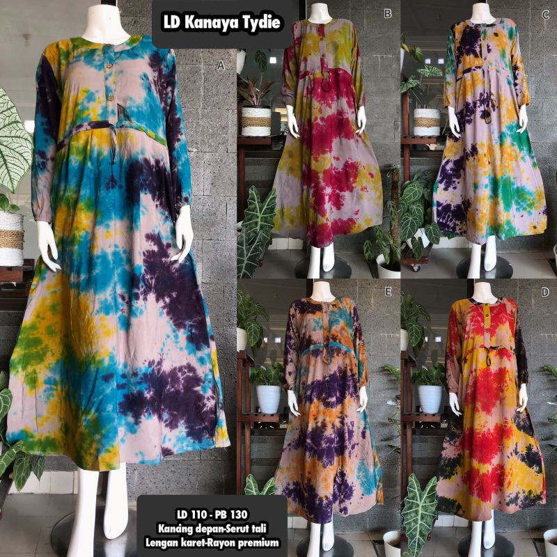 Dress Kanaya Tiedye/Daster Kekinian