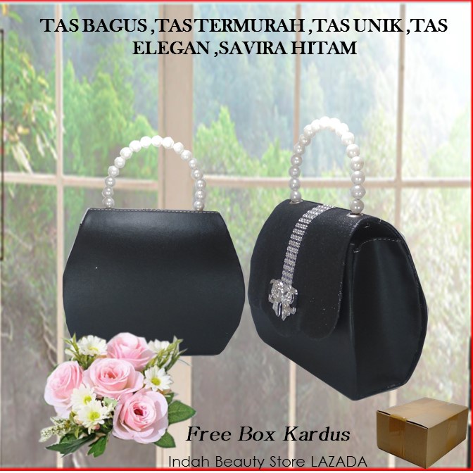 TAS SAVIRA MODEL CLUCTH DAN SELEMPANG MURAH TERKESAN MEWAH READY STOK