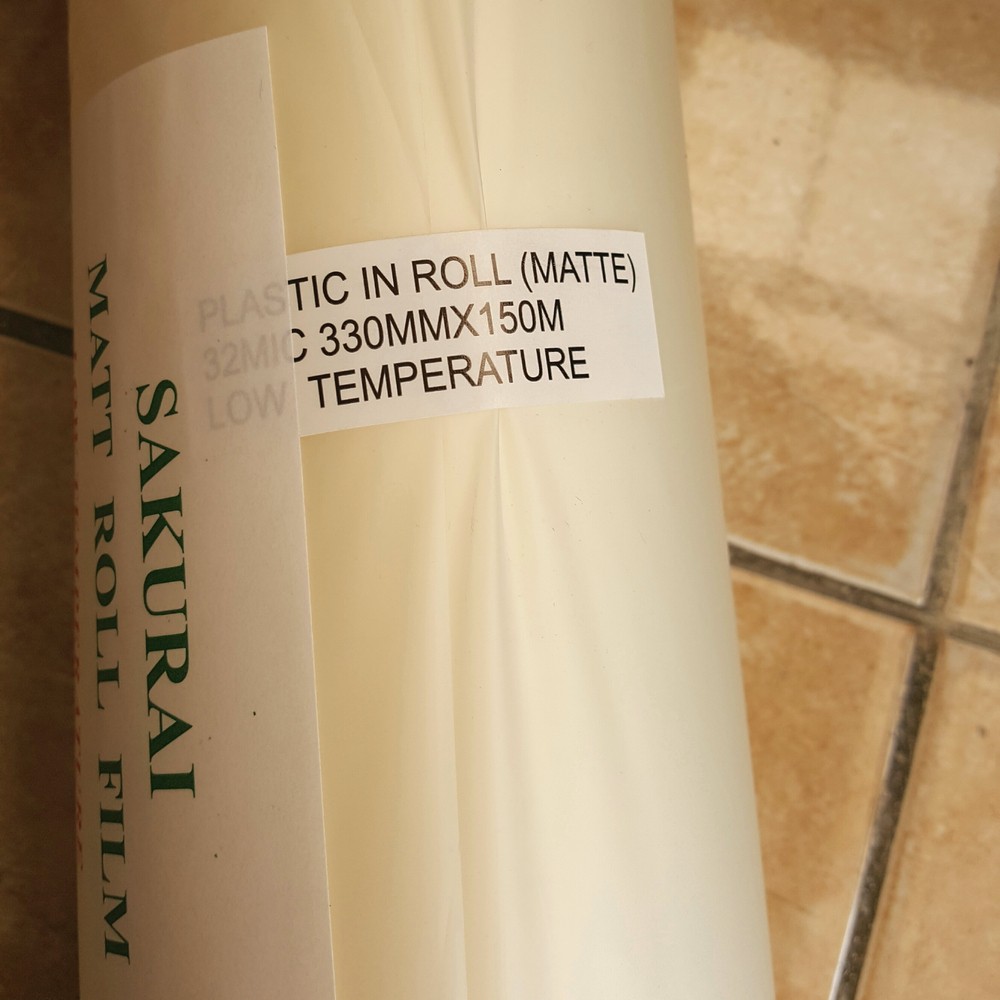 Sakurai Matt Laminating Roll Film 32 x 330 x 150 Low Temperature
