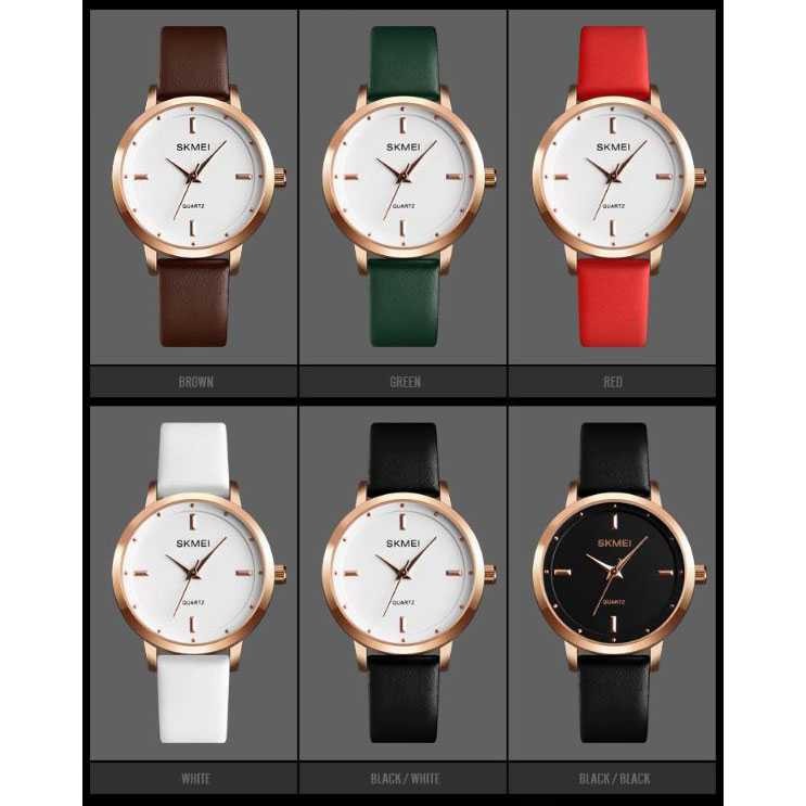 Original SKMEI Watch Jam Tangan Analog Wanita JT18 Cantik Waterproof Anti Air Jamtangan Cewek Kasual