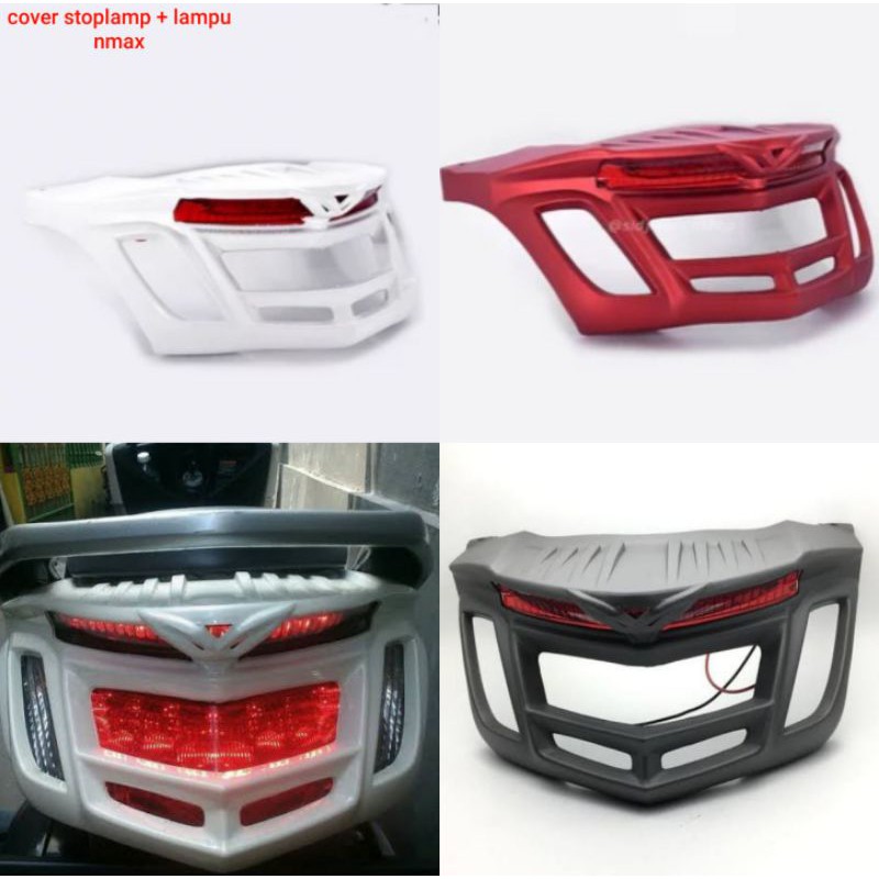 COVER LAMPU BELAKANG NMAX + LED