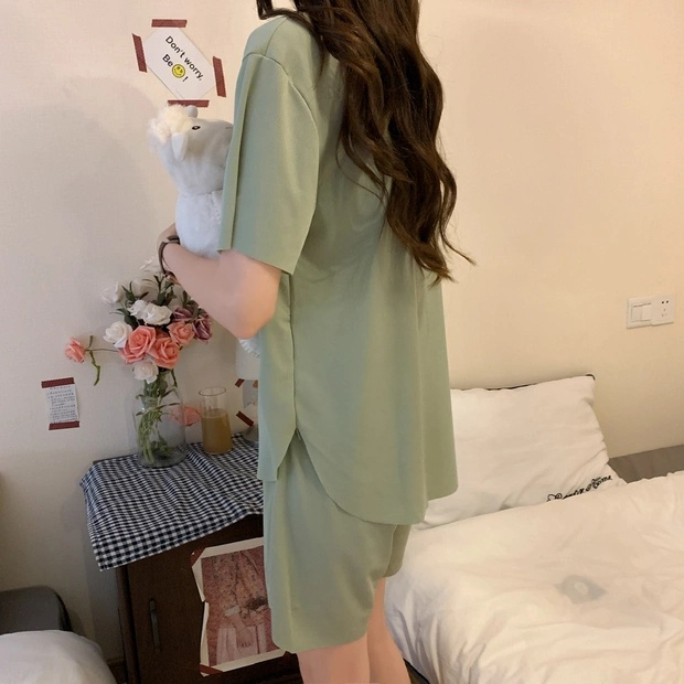 BAJU TIDUR WANITA PIYAMA WANITA PIYAMA PENDEK BAJU TIDUR PENDEK WANITA CELANA PENDEK WANITA PAKAIAN TIDUR PIYAMA BAJU TIDUR LENGAN PENDEK PIYAMA LENGAN PENDEK BAJU TIDUR WANITA POLOS PIYAMA CELANA PENDEK THARA SHORT SET-6