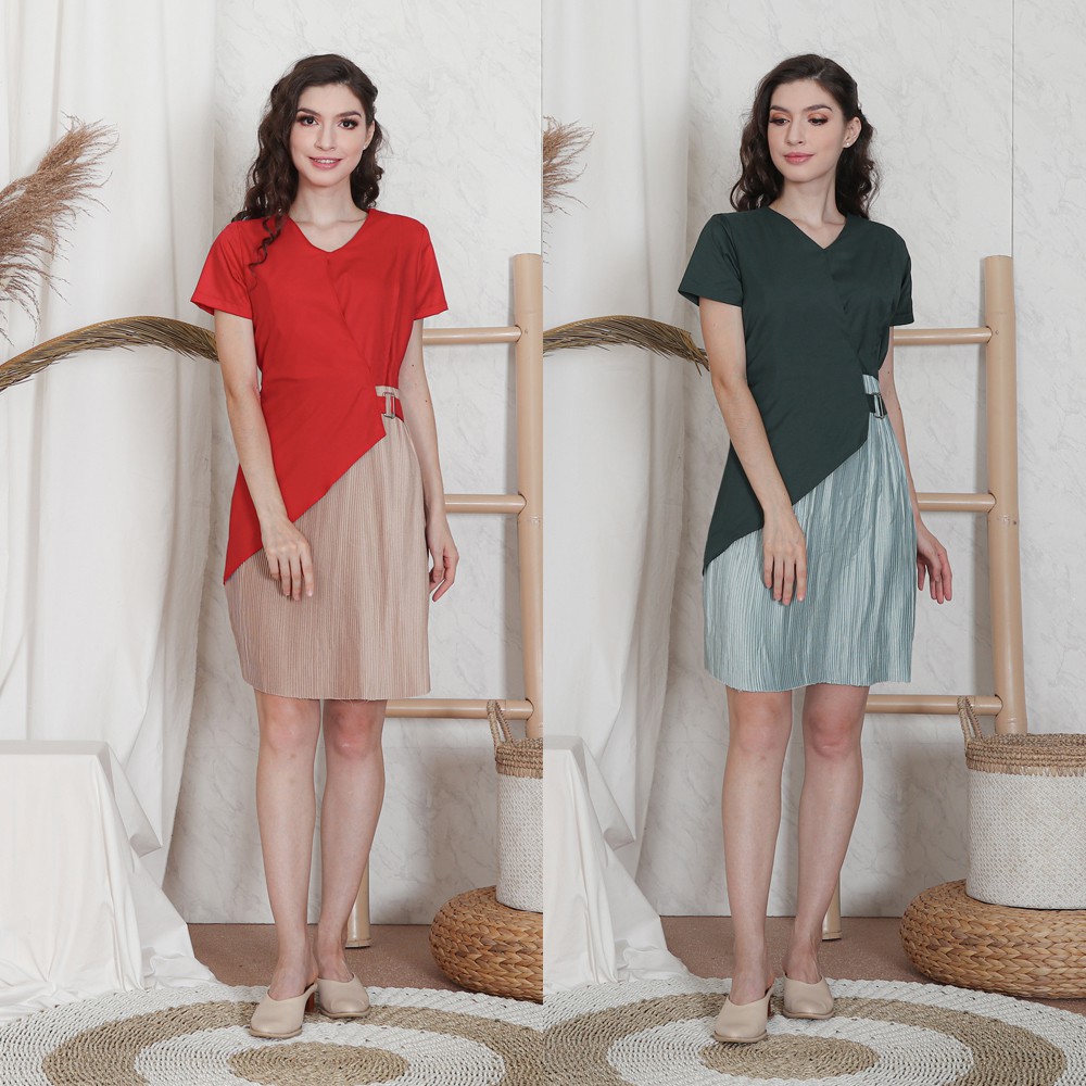 Baju Island- Aurora Baju Hamil Dan Menyusui, Nursing Wear, Maternity Dress, Dress Menyusui dan Hamil