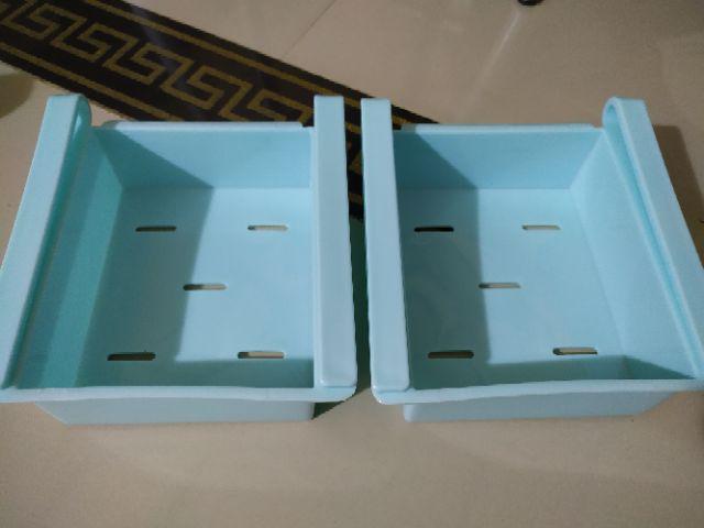 Tokomuda Kulkas Organizer Storage Box Laci Kulkas Sliding Rack Ld79