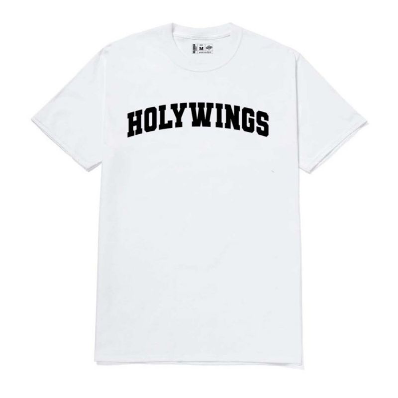 Tshirt kaos pendek black white holywings