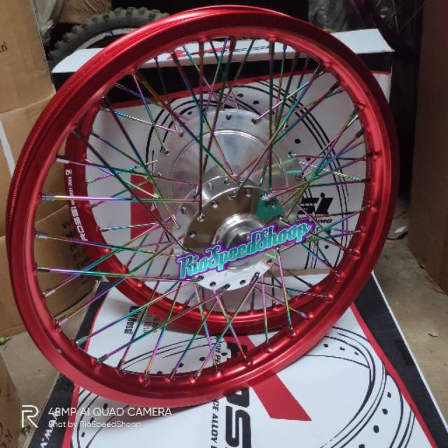 Velg Mio-fino-Xeon Ring17 JariJari Pelangi Velg Merah