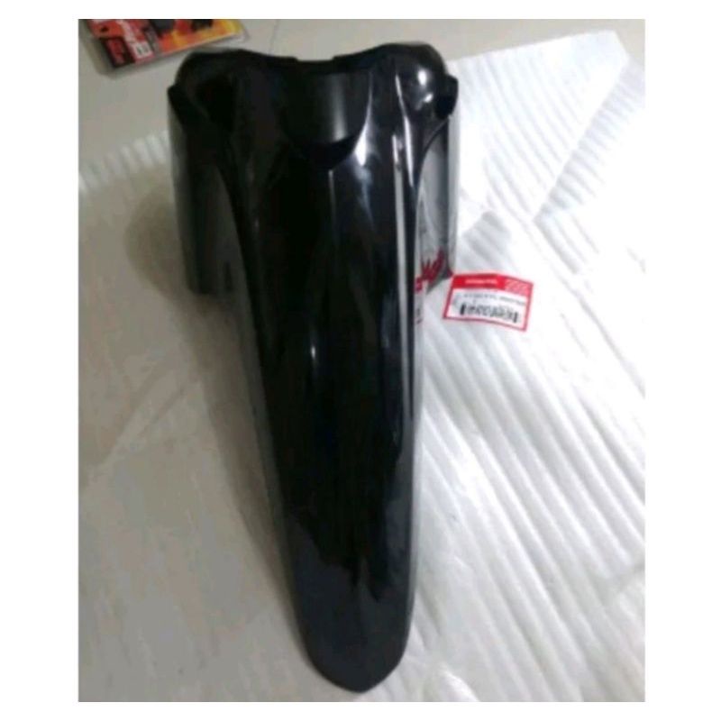 Sepakbor Spakbor Slebor Selebor Depan Honda Supra X 125 Batman 2007-2013 Hitam Ori n61100-KVL-N00FMB