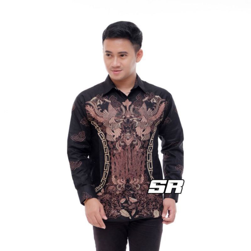 NEW ARRIVAL DISTRO BATIK PRIA BORDIR SOGAN HRB026 BATIKAF NOTOARTO BATIK IPNU-IPPNU HEM