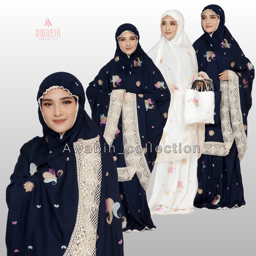 Mukena rayon dewasa bordir starla