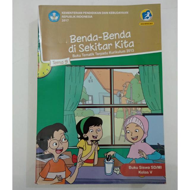 Buku Tematik Sd Kelas 5 Tema 9 Revisi 2017 Benda Benda Di Sekitar Kita Shopee Indonesia