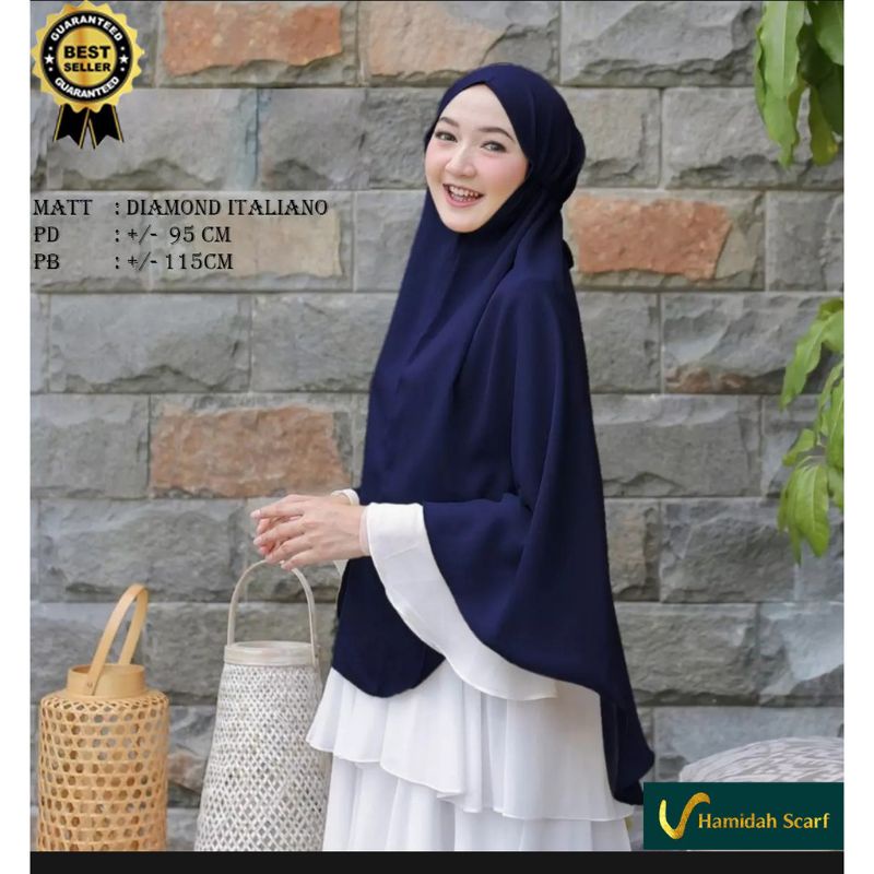 BERGO MARYAM JUMBO HIJAB MARYAM SYAR'I KERUDUNG MARYAM JERSEY