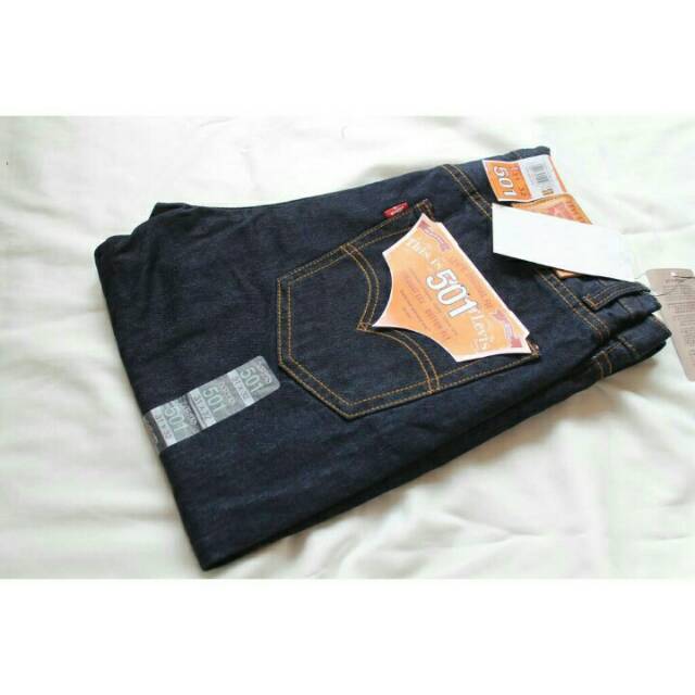 Celana Jeans Levis 501 Import  Blueblack-Biru dongker