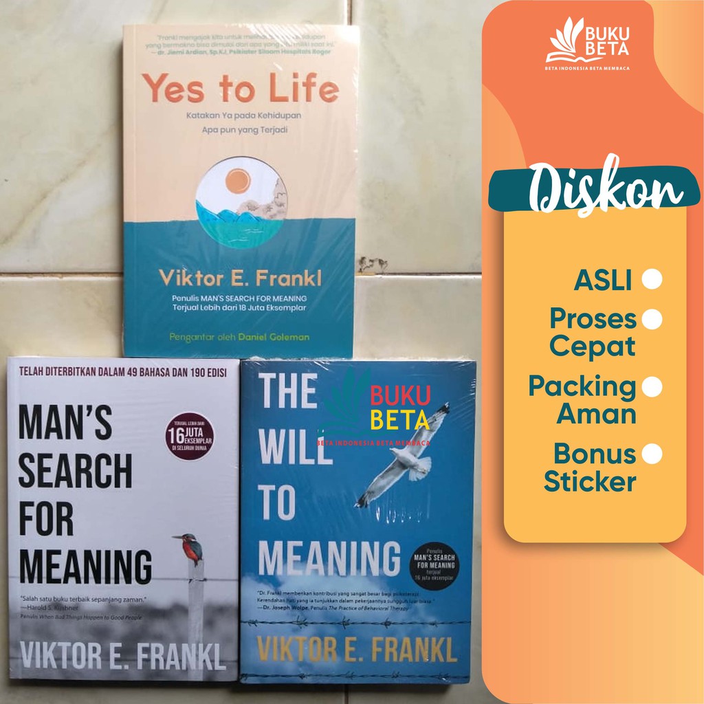 Paket 3 Buku Viktor E. Frankl