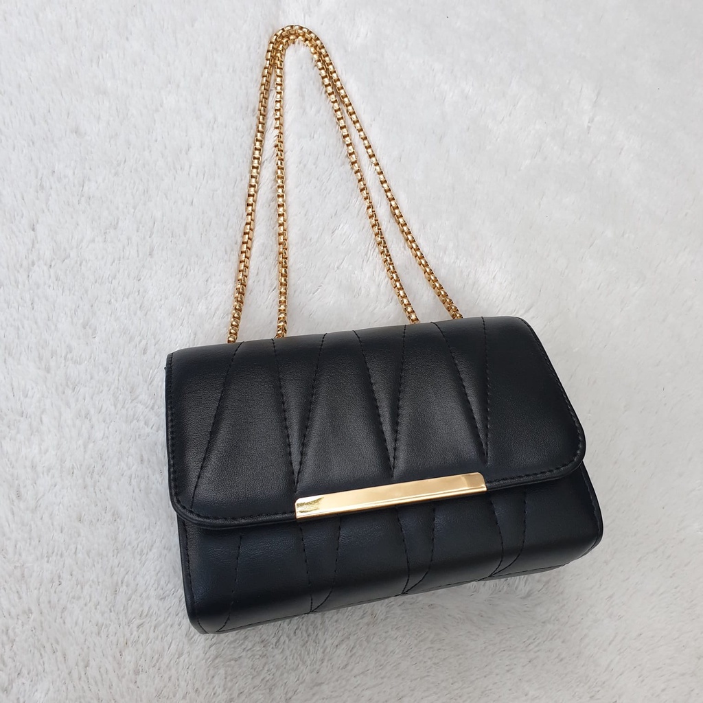 GLOW Glory +Free Box Tas Selempang Wanita Tali Rantai Premium Slingbag Perempuan 7061