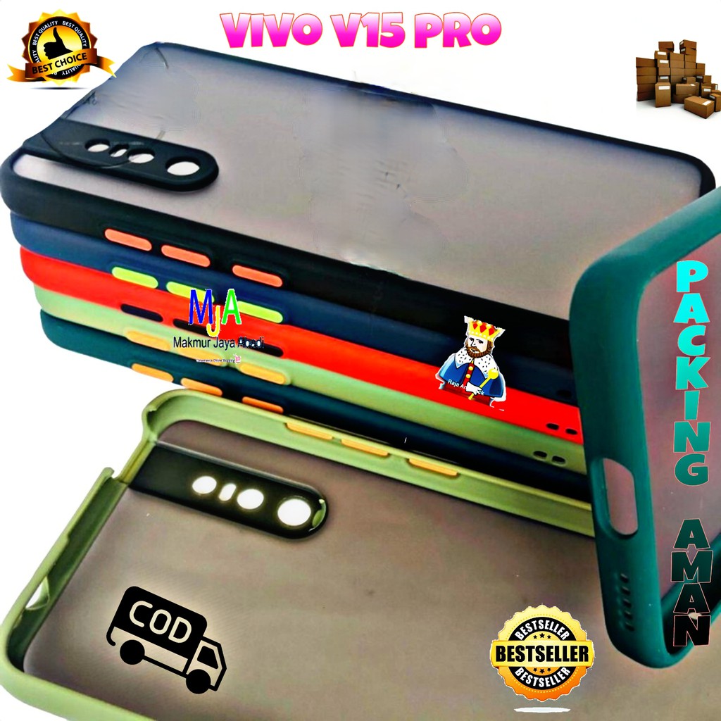 SOFTCASE VIVO V15 PRO  - CASE MATTE FULL COLOUR MY CHOICE BUMPER CASE PELINDUNG KAMERA