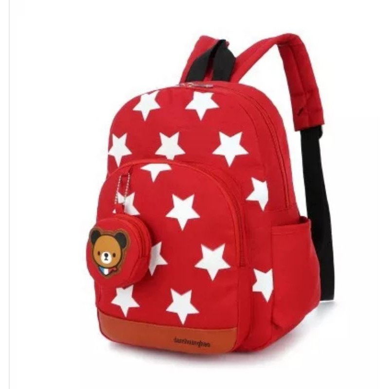 Back Pack Double Decker_Tas Ransel Anak_Lol_Unicorn_Superhero_Paw Patrol_Shopkins Dansuhaoungho