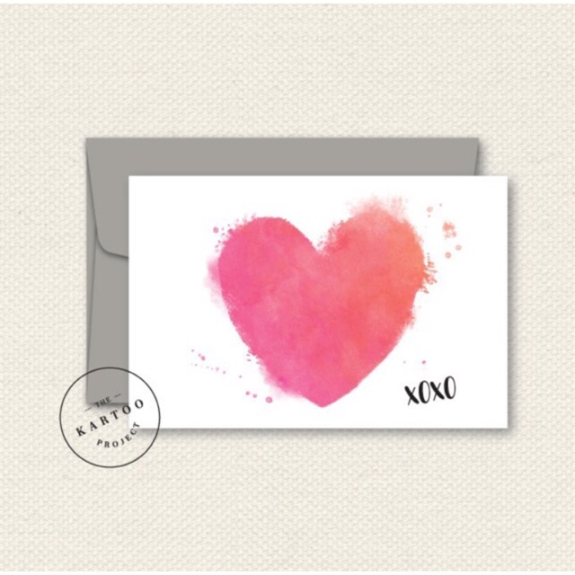 

The Kartoo Project Valentine’s Card XOXO