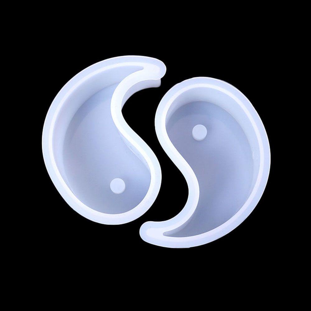 Nanas Tai Chi Art Kreatif Untuk Membuat Lilin Clay Tools Home Decor Epoxy Resin Mold Yin Yang Candle Mold