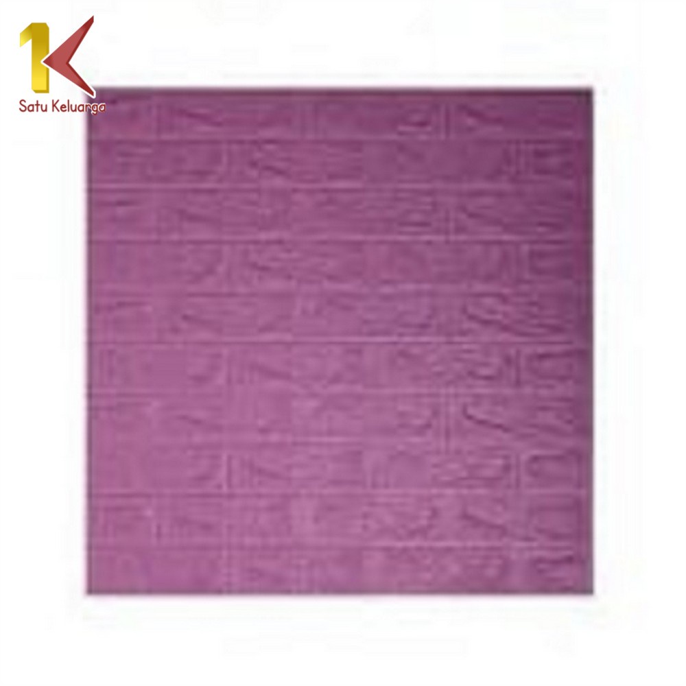 Satu Keluarga Walpaper Stiker Dinding Dekorasi Kamar C206 Wallpaper Dinding Foam 3D Kecil Motif Batu Bata-Batu Bata UNGUTUA