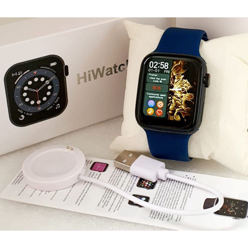 Jam Tangan SMARTWATCH Hiwatch 6  Dan T500+ Double Strap Bisa Telfon Dan Ganti Walpaper-3