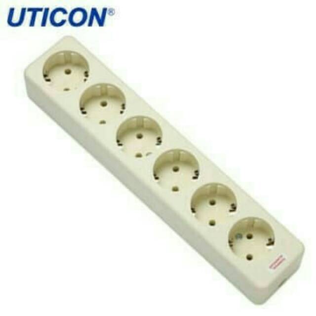 Stop Kontak Arde 6 Lb UTICON (Terminal Kuningan)