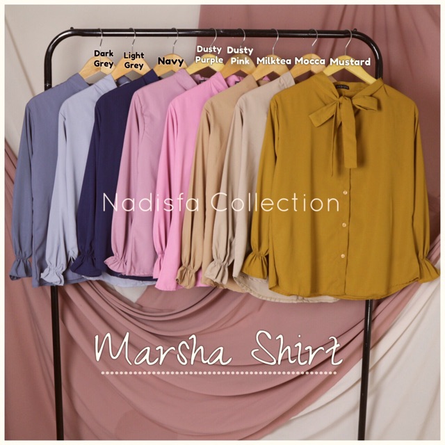 MARSHA SHIRT KEMEJA POLOS