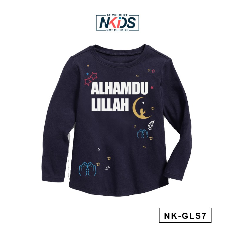 Kaos Anak Cewek Lengan Panjang NKIDS Original