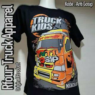  Kaos  Anak  Truck Kaos  Kata Anti  Gosip  Shopee Indonesia